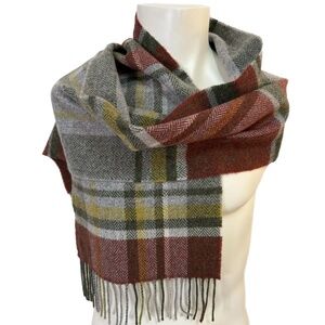 Foxford Tartan Wool Scarf -  🇮🇪 Made in Ireland  🇮🇪